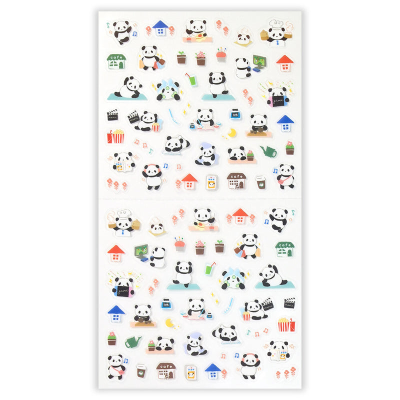 NB Notebook Clear Sticker - Panda 5754109