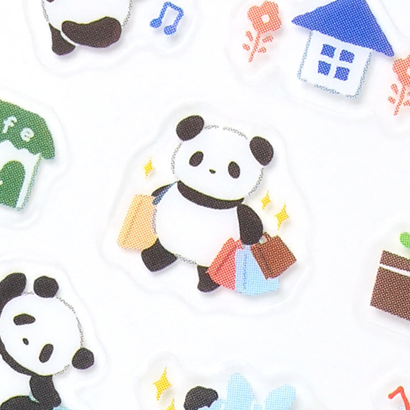 NB Notebook Clear Sticker - Panda 5754109