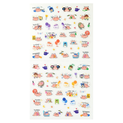 NB Notebook Clear Sticker - Flapjack Octopus 5754112