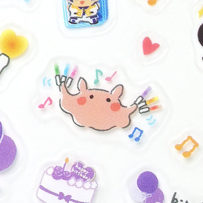 NB Notebook Clear Sticker - Flapjack Octopus 5754112