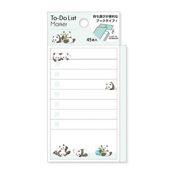 Mind Wave Animal To Do List Sticky Notes - Panda 57894