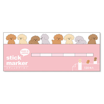 Mind Wave Stick Marker - Poodle Page Flags 57937