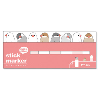 Mind Wave Stick Marker - Java Sparrow Page Flags 57941