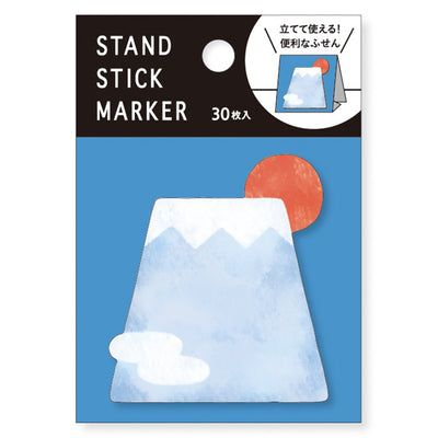 Mind Wave Stand Stick Marker - Mount Fuji Sticky Notes 57946