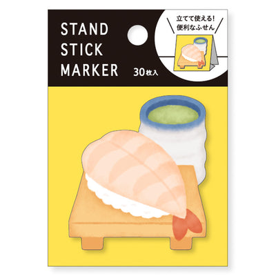 Mind Wave Stand Stick Marker - Sushi Sticky Notes 57948