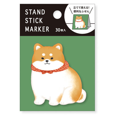 Mind Wave Stand Stick Marker - Red Shiba Inu Sticky Notes 57951