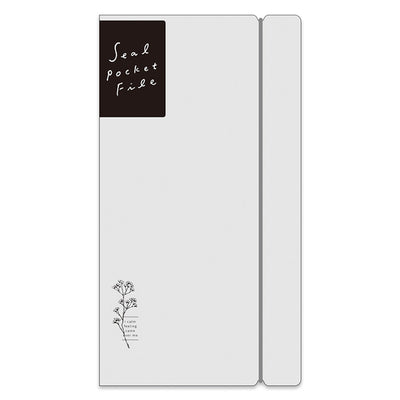 Mind Wave Seal Pocket File - Gray Sticker Storage Book 57960