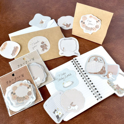 Papier Platz x Shoichiro Tobimatsu Flake Sticky Notes - Various Motifs