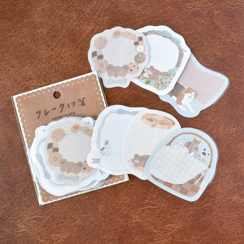 Papier Platz x Shoichiro Tobimatsu Flake Sticky Notes - Various Motifs 60-003
