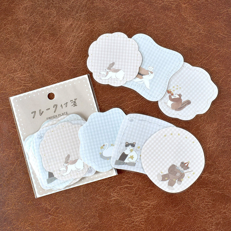 Papier Platz x Shoichiro Tobimatsu Flake Sticky Notes - Gingham Club 60-004