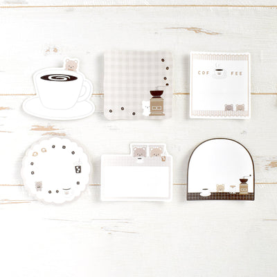 Papier Platz Flake Sticky Notes - Bear Coffee 60-006
