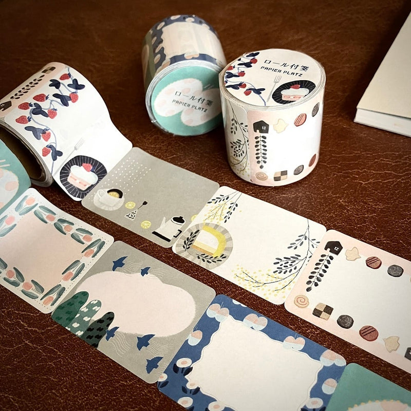 Papier Platz x Emi Nakano Sticky Notes Roll - Spring