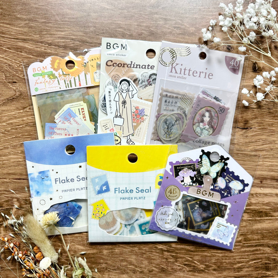 Random Sticker Flakes Grab Bag (6 Packs) – Meowashi