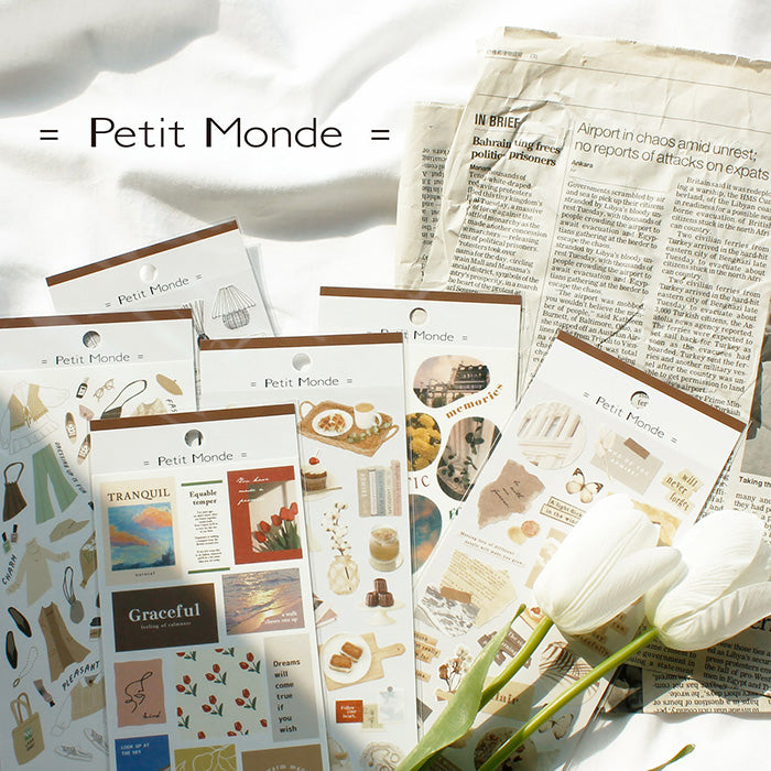 Mind Wave Petit Monde Sticker - Interior Line