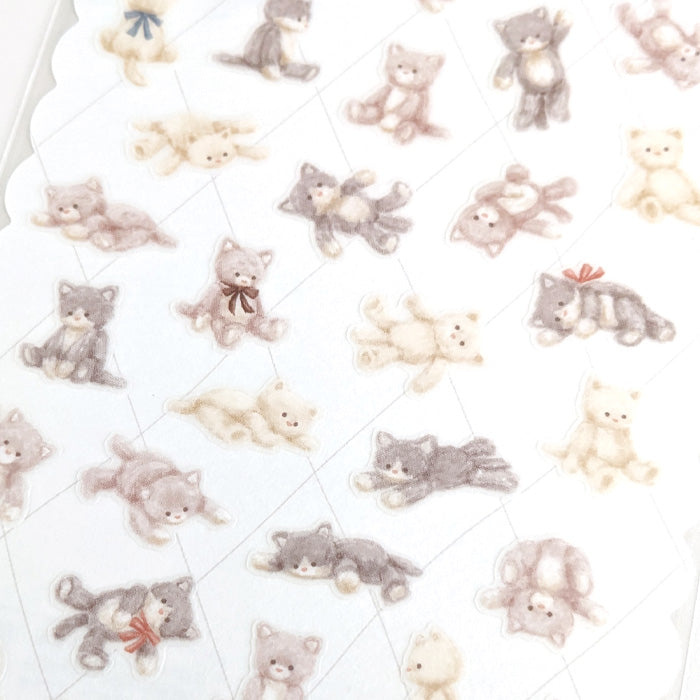 Mind Wave Stuffed Toy Sticker - Cat 81605