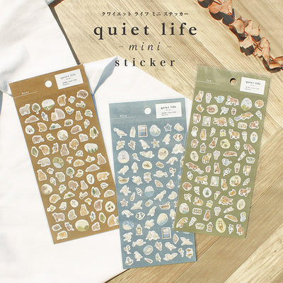 Mind Wave Quiet Life Mini Gold Foil Sticker - Bird