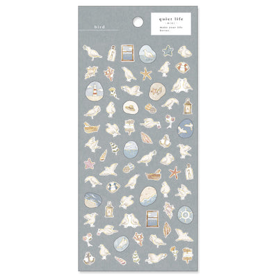 Mind Wave Quiet Life Mini Gold Foil Sticker - Bird 81624