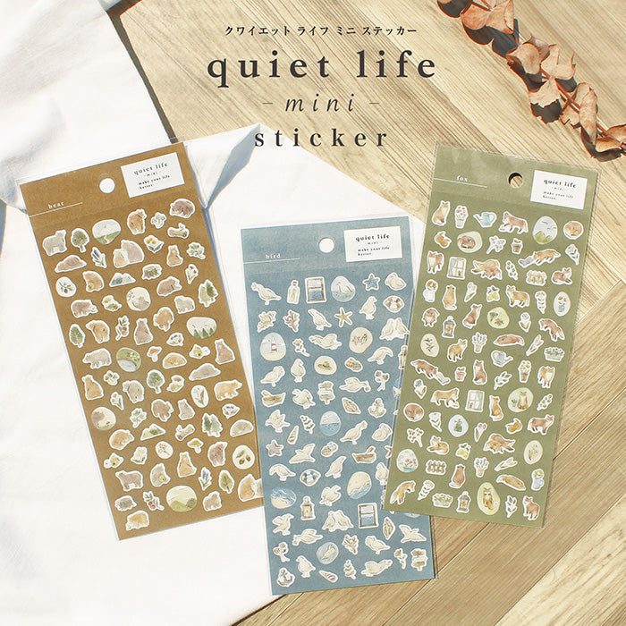 Mind Wave Quiet Life Mini Gold Foil Sticker - Rabbit