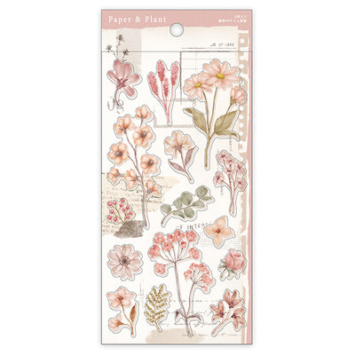 Mind Wave Paper and Plant Sticker - Pink 81682
