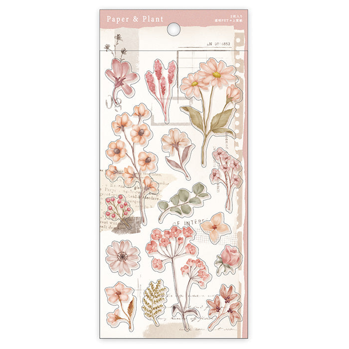 Mind Wave Paper and Plant Sticker - Pink 81682