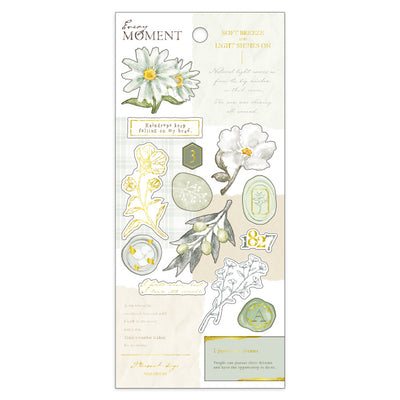 Mind Wave Every Moment Gold Foil Sticker - Green 81736