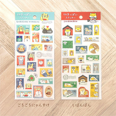 Mind Wave Characters Stamp Sticker - Gorogoro Nyansuke
