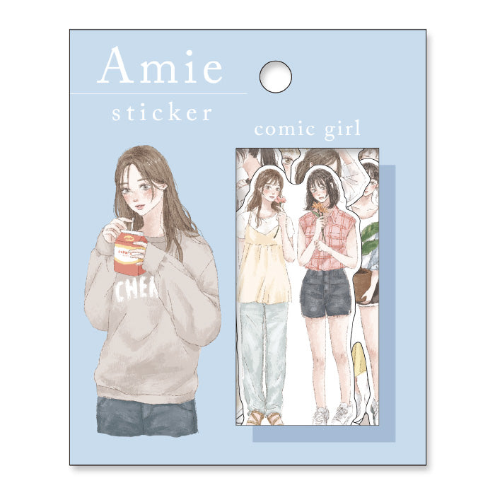 Mind Wave Amie Sticker Flakes - Comic Girl 81794