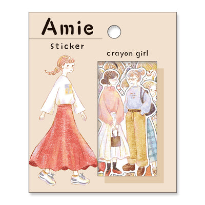 Mind Wave Amie Sticker Flakes - Crayon Girl 81796