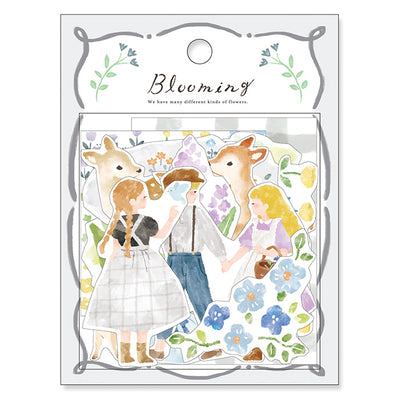Mind Wave Blooming Sticker Flakes - Gray 81835
