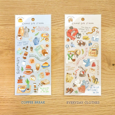 Mind Wave Choosy Life Clear Sticker - Everyday Clothes