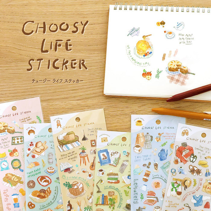 Mind Wave Choosy Life Clear Sticker - Everyday Clothes