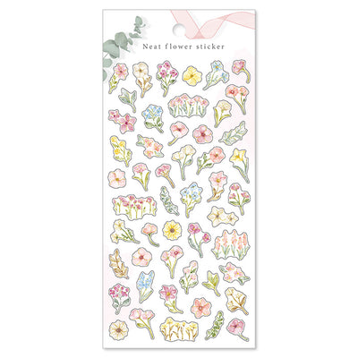 Mind Wave Neat Flower Gold Foil Sticker - Pink 81846