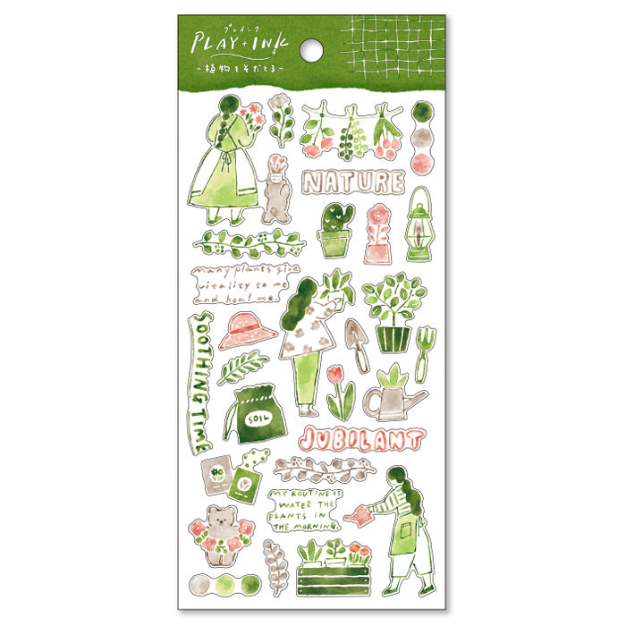 Mind Wave Play + Ink Sticker - Grow Plants 81854