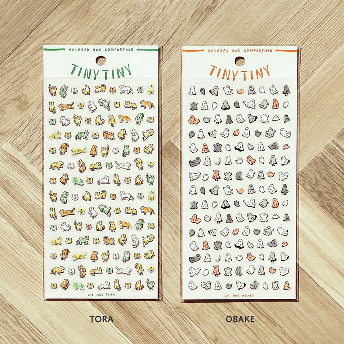 Obake Stickers Mind Wave Tiny Tiny Clear Sticker - Obake – Meowashi