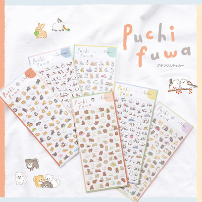 Mind Wave Puchifuwa Clear Sticker - Usagi