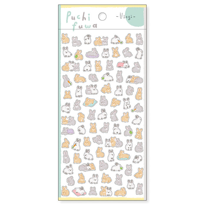 Mind Wave Puchifuwa Clear Sticker - Usagi 81875