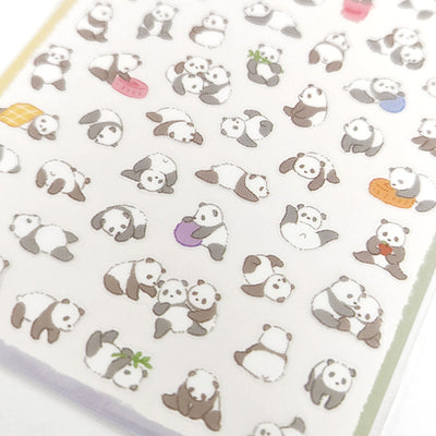 Mind Wave Puchifuwa Clear Sticker - Panda 81877