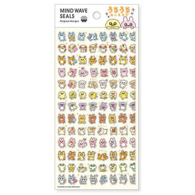 Mind Wave Uruuru Animals Clear Sticker 81891