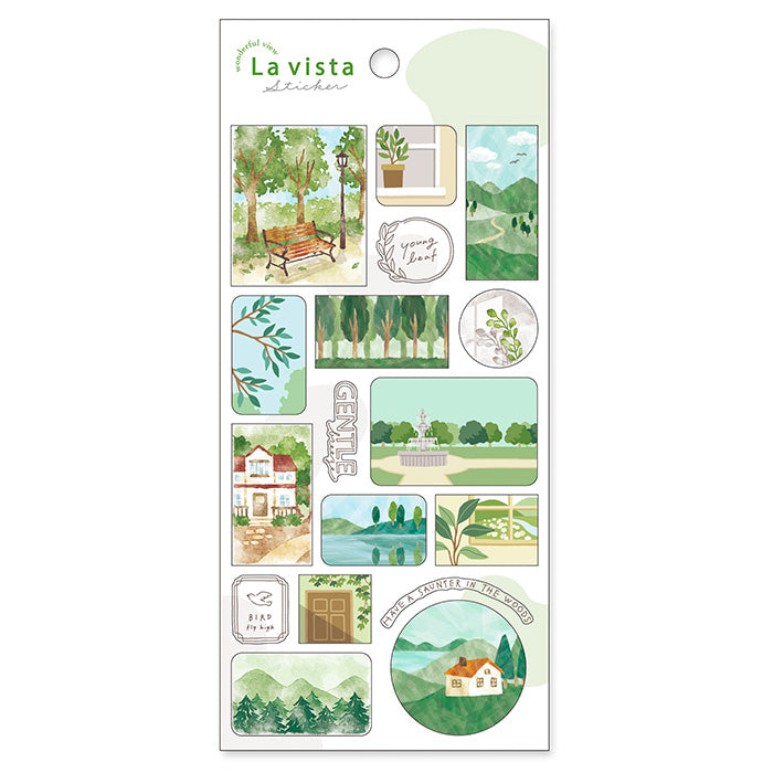 Mind Wave La Vista Clear Sticker - Plant 81894