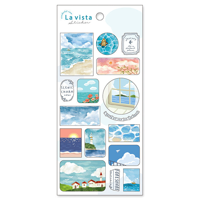 Mind Wave La Vista Clear Sticker - Sunny 81898