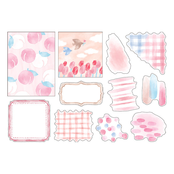 Mind Wave Hocco Deco Sticker Flakes - Pink 81901