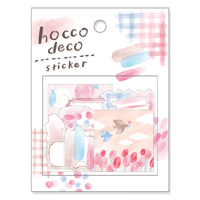 Mind Wave Hocco Deco Sticker Flakes - Pink 81901
