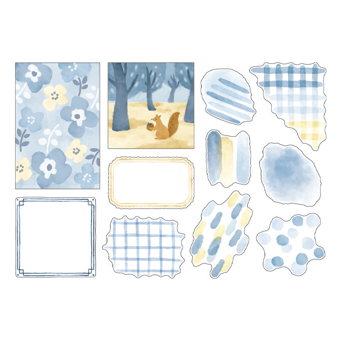 Mind Wave Hocco Deco Sticker Flakes - Blue 81903