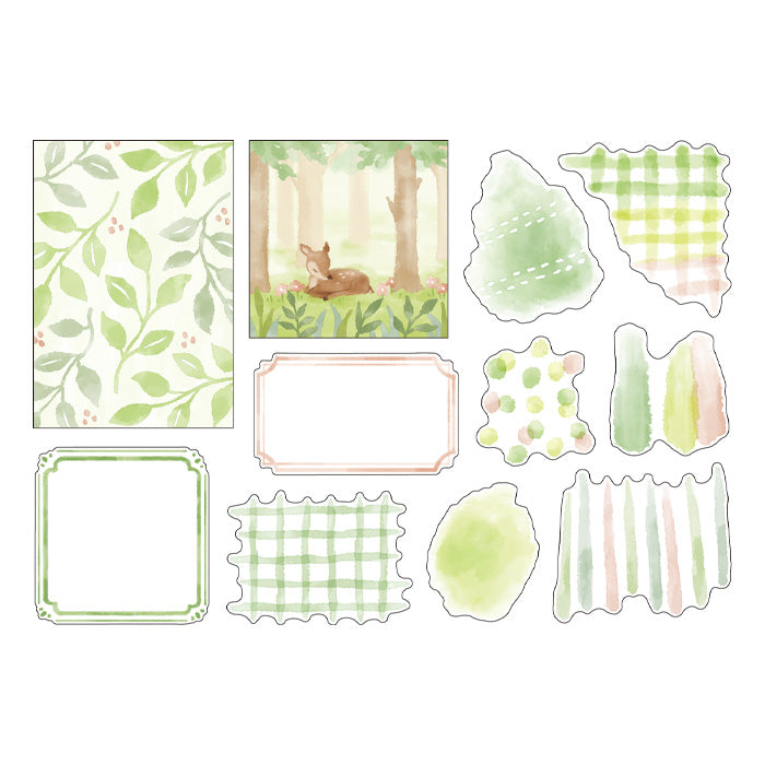 Mind Wave Hocco Deco Sticker Flakes - Green 81904