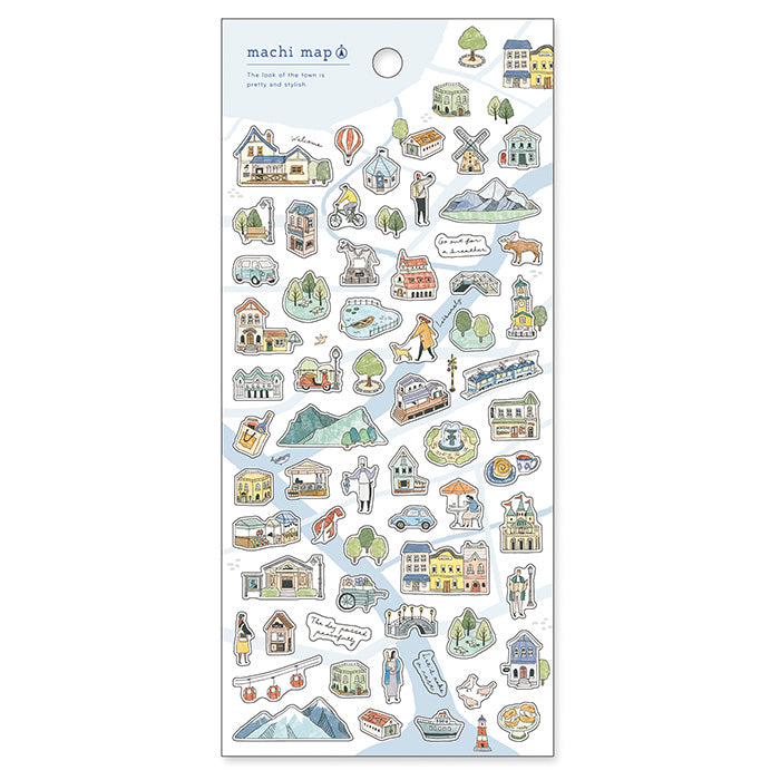 Mind Wave Machi Map Sticker - White City 81942