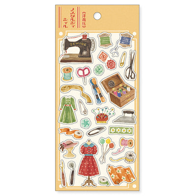 Mind Wave Nostalgic Stamp Sticker - Dressmaking Shop 82042