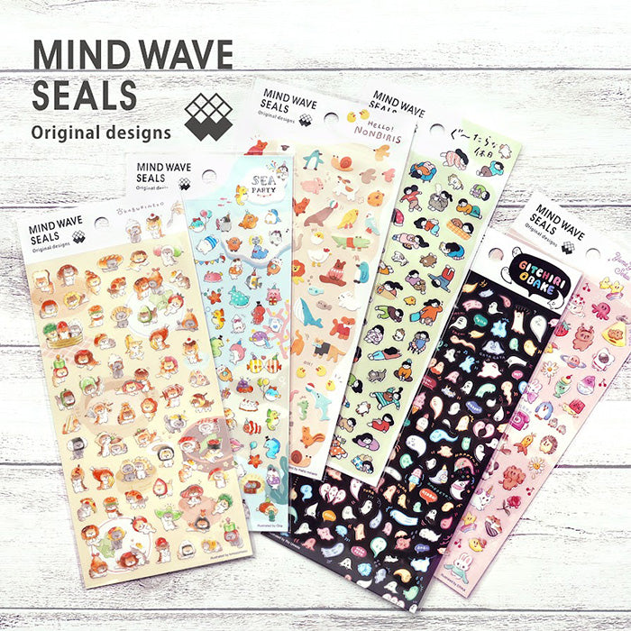 Mind Wave Original Clear Sticker - Sea Party