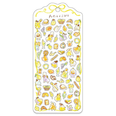 Mind Wave Little Fairies Gold Foil Clear Sticker - Yellow 82072