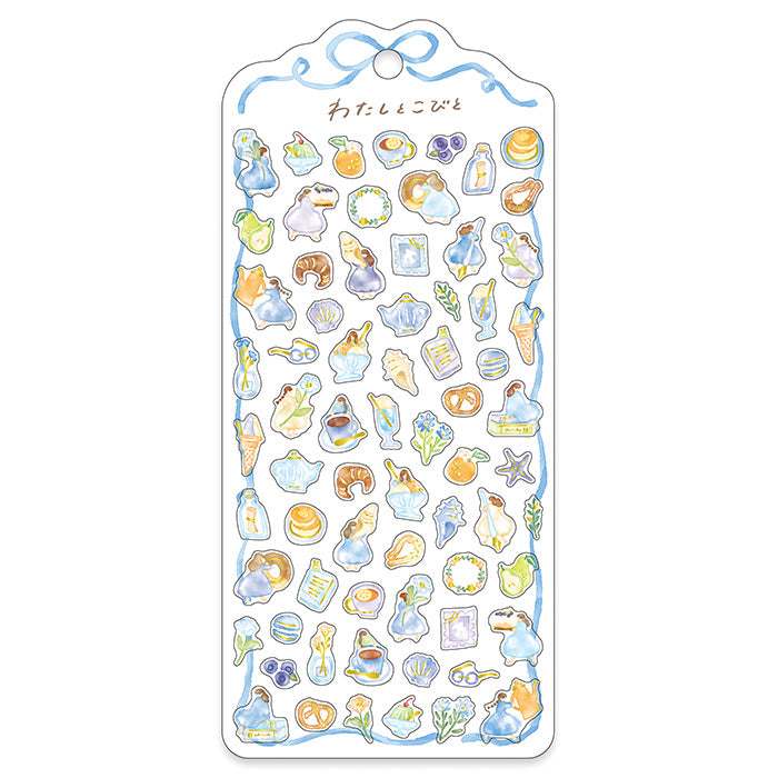 Mind Wave Little Fairies Gold Foil Clear Sticker - Blue 82073