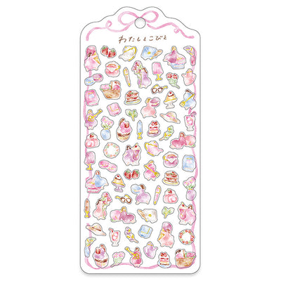 Mind Wave Little Fairies Gold Foil Clear Sticker - Pink 82076